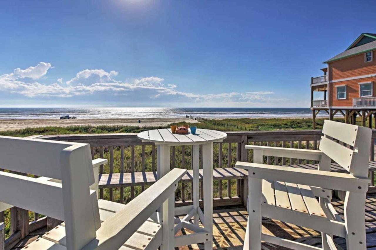 Gulf Front Retreat Villa Galveston Exterior photo
